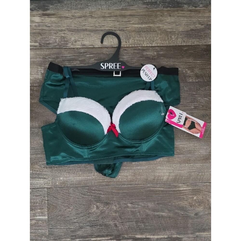 Spree Emerald Satin Set